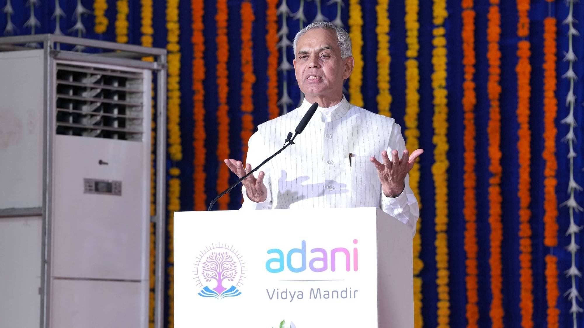 ‘No Power Can Stop Hardworking Children’: Gujarat Governor Inspires Adani Vidya Mandir Students with Values and Vision