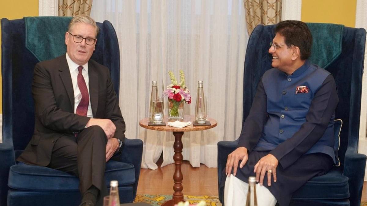 Piyush Goyal Meets UK PM Keir Starmer For Early Operationalization Of India-UK Trade Deal Signed In July