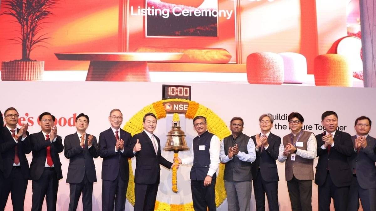 Why LG Electronics MD Hong Ju Jeon Gave Mainboard IPO Listing Speech In Hindi?