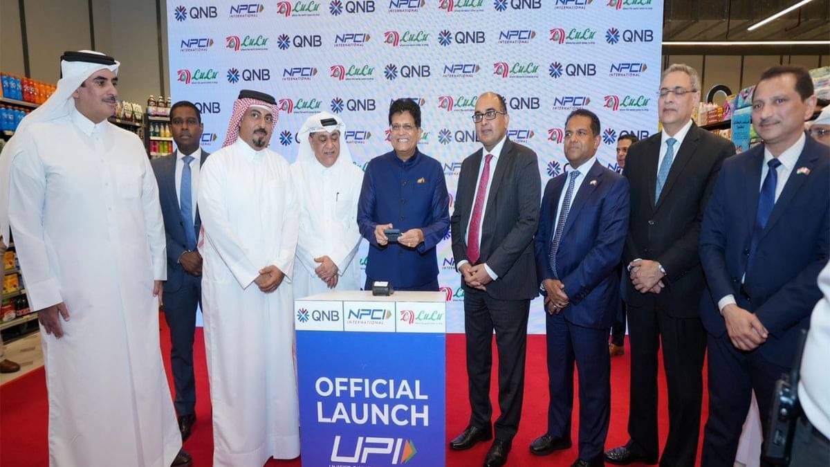 Piyush Goyal launches India’s UPI At Lulu Hypermarket in Qatar