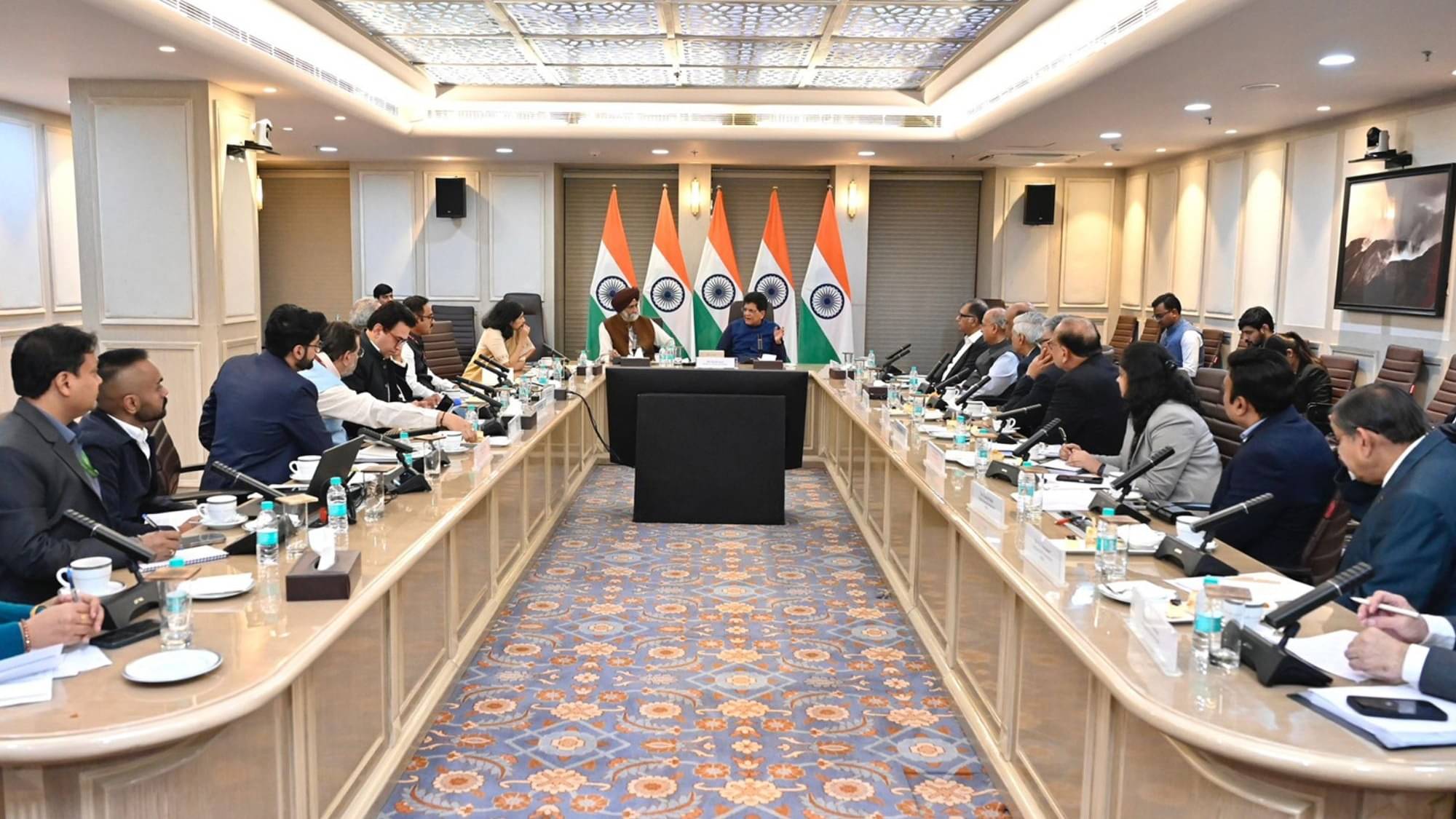 Can India’s Pharma Thrive Amid US Tariff Threats? Union Minister Piyush Goyal Meets Industry Leaders
