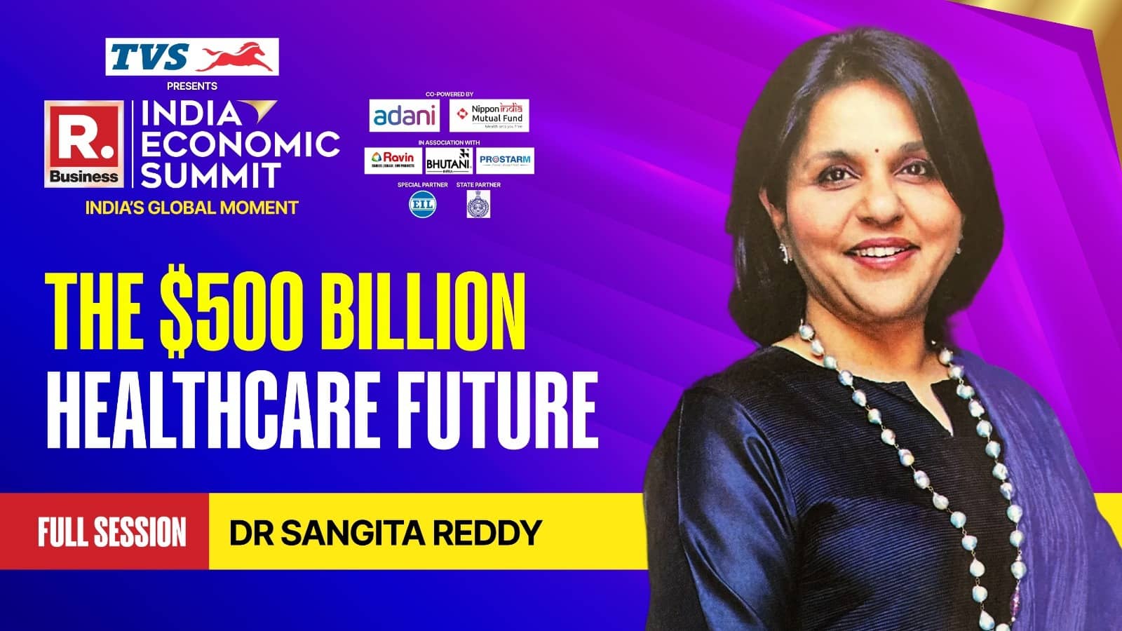 ‘Envisioning a Healthier, Happier India’: Apollo’s Dr Sangita Reddy Outlines Healthier India Vision