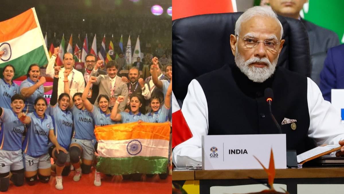 PM Modi Heaps Laurels On Indian Women’s Kabaddi Team Following Successful World Cup Title Defense