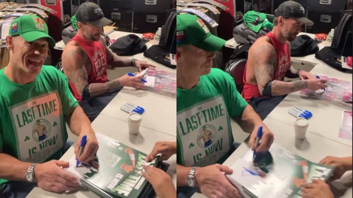 WATCH | John Cena Is A Speed Demon! New IC Champ Outruns CM Punk With Lightning-Fast Signing Skills