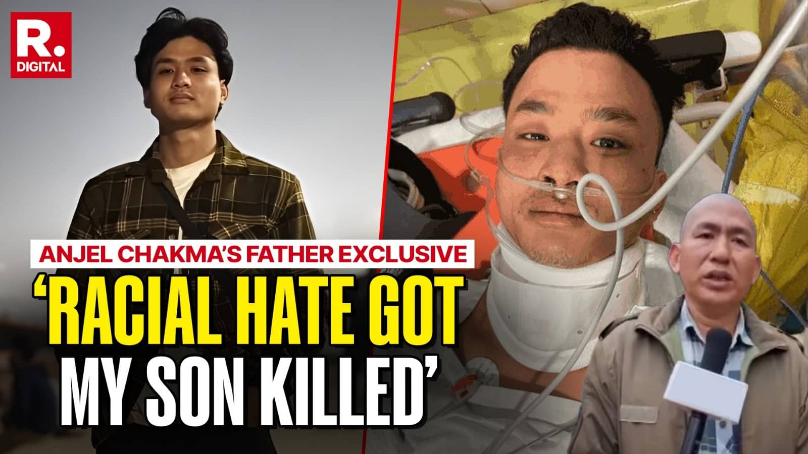 Anjel Chakma Death: Father Insists on Racial Angle Despite Police Denial, Alleges Attempt to Dilute Case