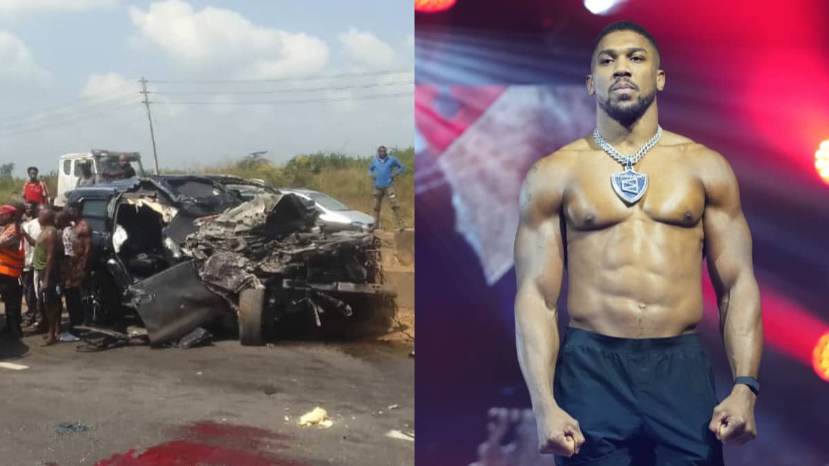Probe Reveals Primary Factor In Boxer Anthony Joshua’s Car Crash In Nigeria Which Claimed Two Lives