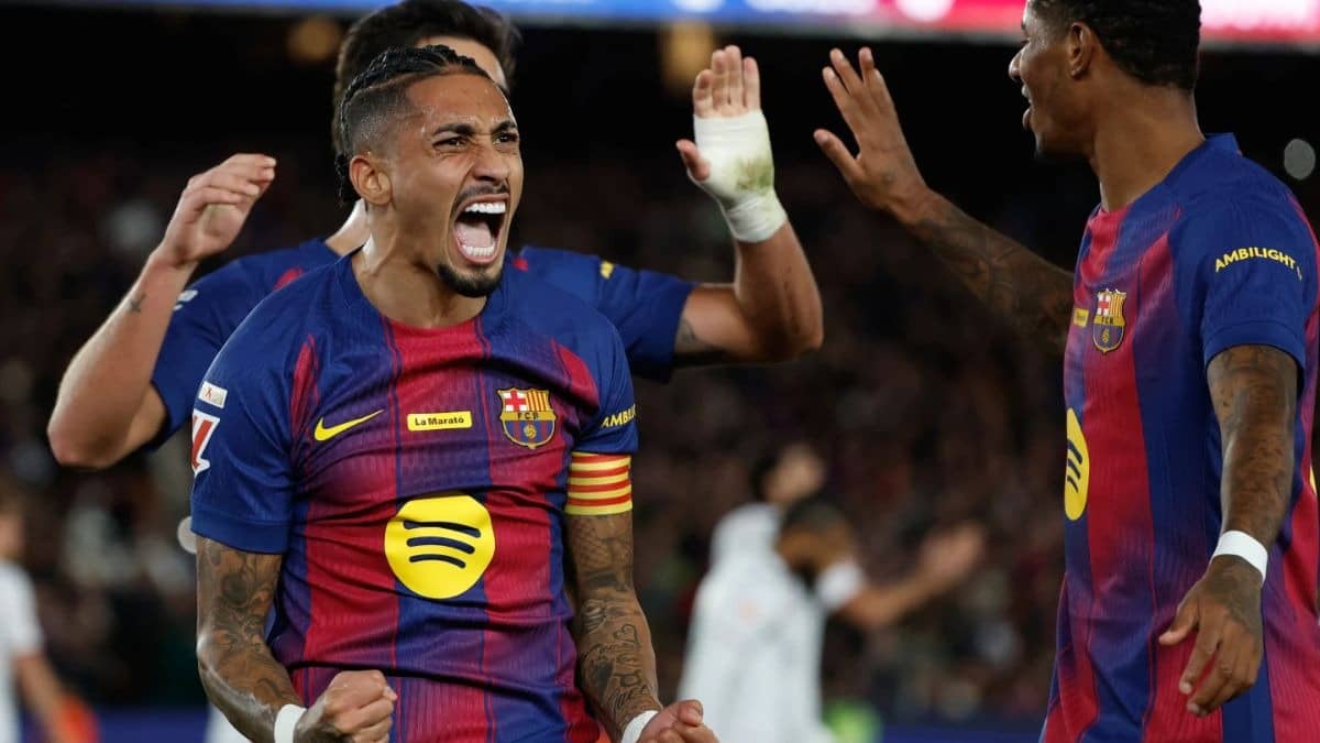 Raphinha Scores A Brace As Barcelona Win To Add Pressure On Real Madrid’s Alonso Before Crunch Game