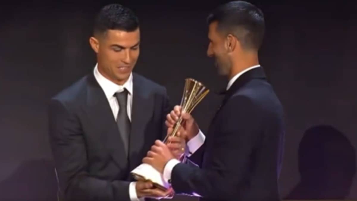 WATCH | Cristiano Ronaldo Admits ‘We Have A Similar Story’ While Introducing Tennis Legend Novak Djokovic