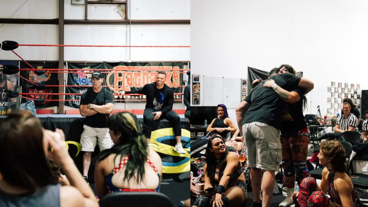 John Cena Briefly Steps Into New Role, Undisputed ‘Never Seen Seventeen’ Interacts With Young Talent Ahead Of WWE Farewell Match