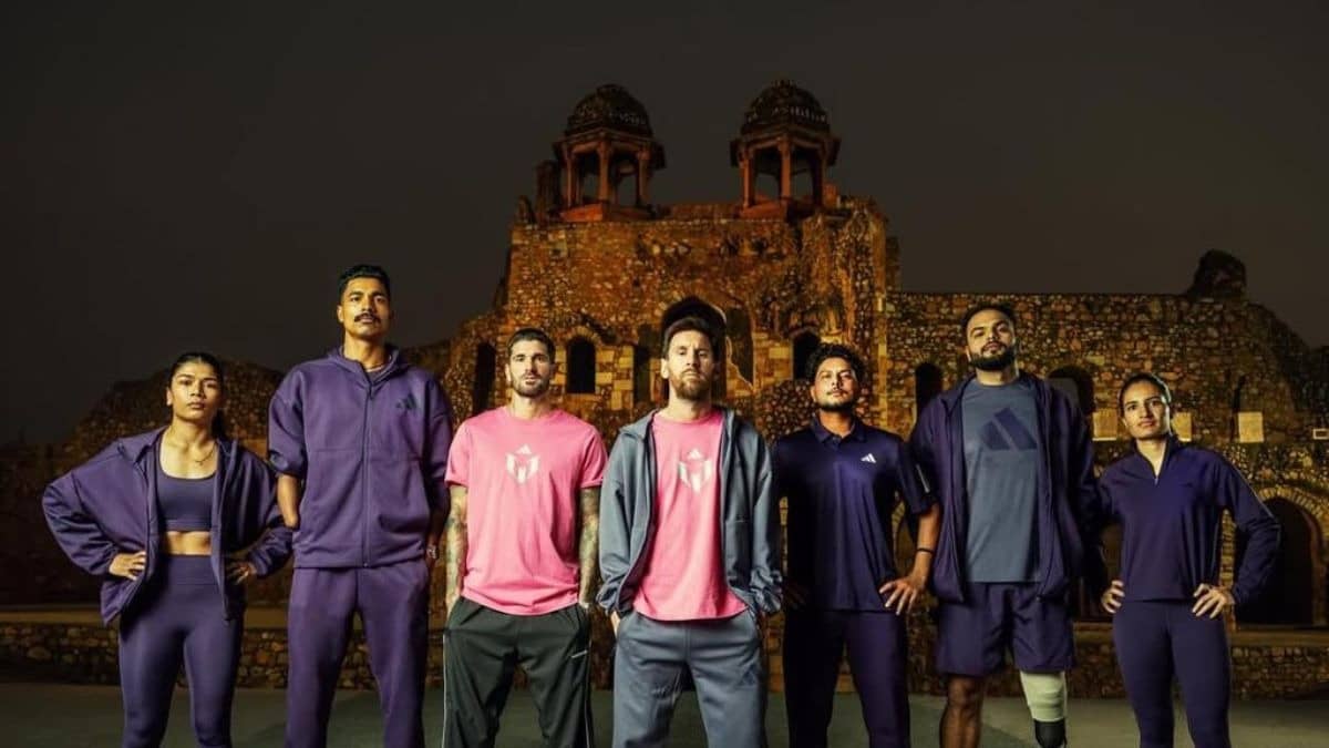WATCH | Lionel Messi Meets Kuldeep Yadav & Renuka Singh in Crossover Shoot During GOAT India Tour