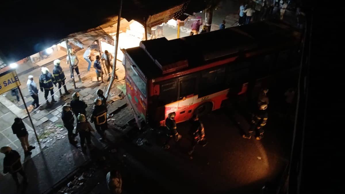 BEST Bus Hit Pedestrians In Mumbai’s Bhandup West, 4 Killed, Multiple Others Injured