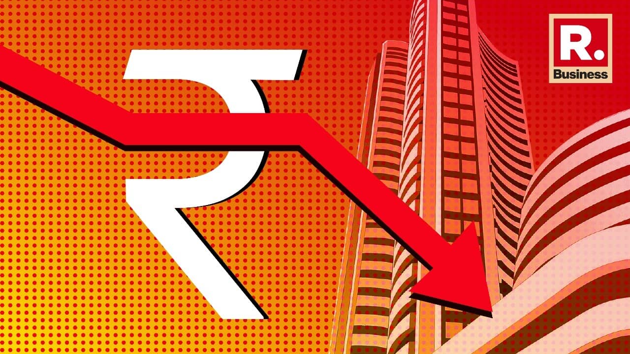 Indian stock market plunges as rupee hits record low amid global pressures and FII outflows