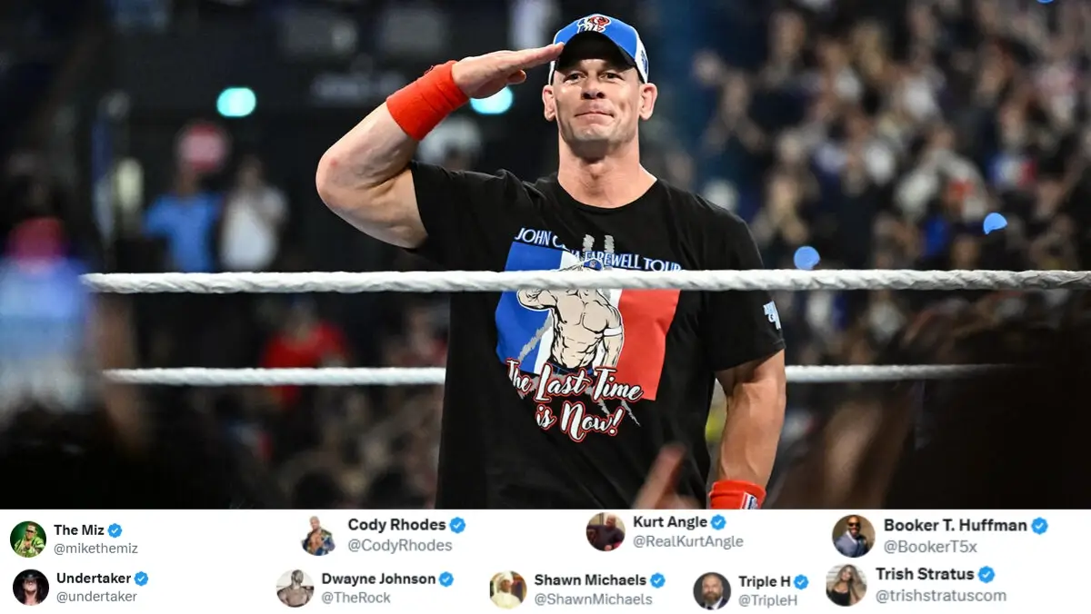 ‘Thank You For The House’: Wrestling Greats Share Heartfelt Tributes On Social Media After John Cena Retires At Saturday Night Main Event