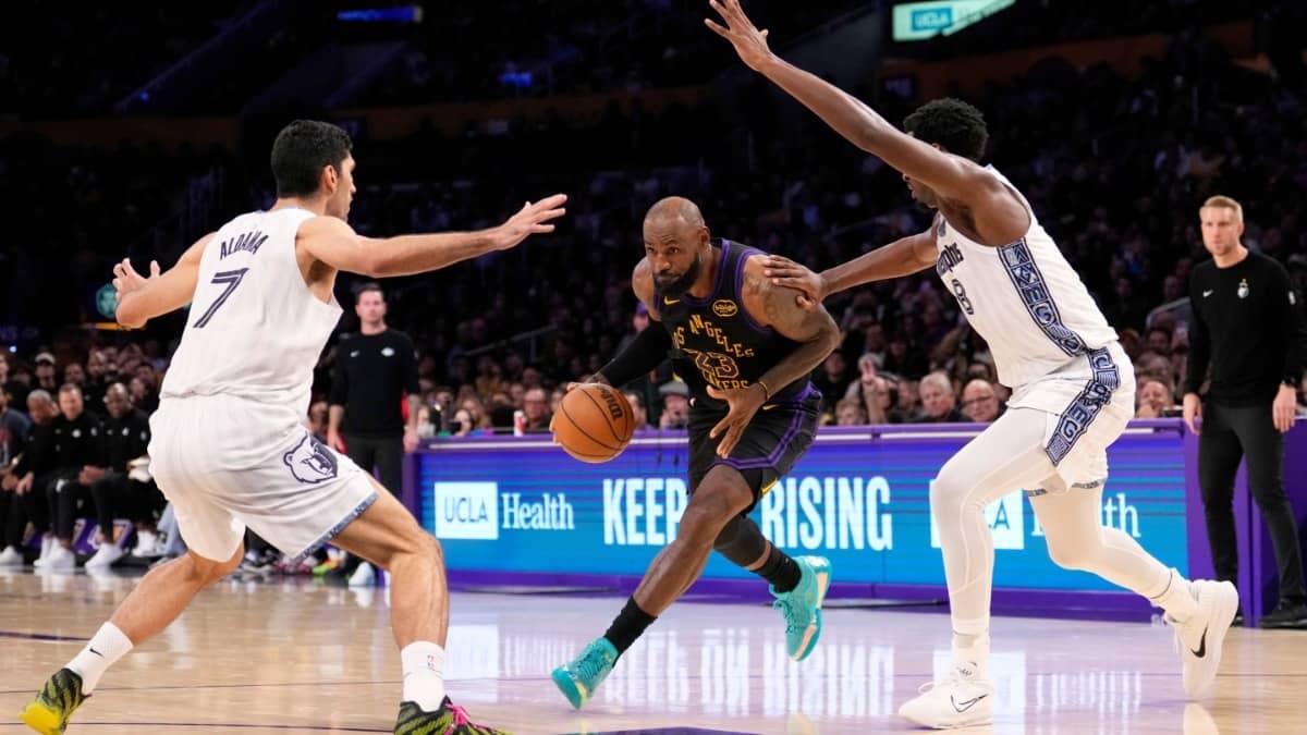 Luka Doncic, LeBron James Score 30+ Each For 1st Time This Season As Lakers Clinch 128-121 Win Over Grizzlies