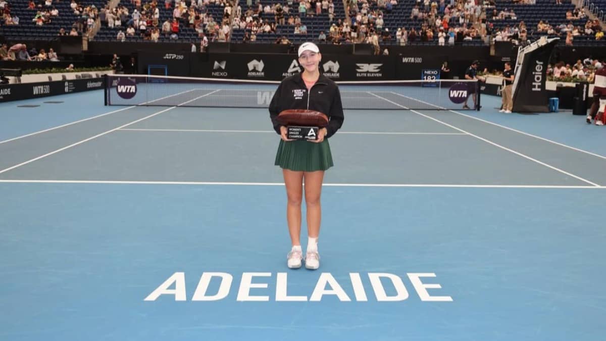 Mira Andreeva Stages Epic Comeback to Defeat Victoria Mboko In The Final, Claims Adelaide International Title