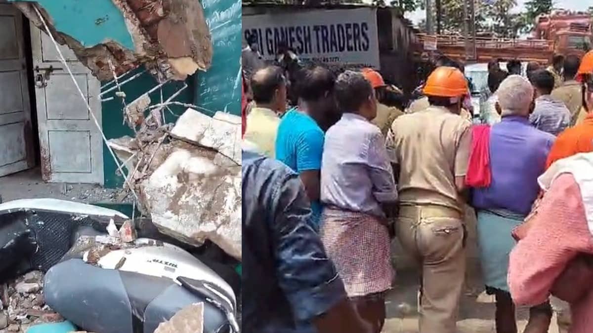 2 Killed, 3 Injured After Roof Of 75-Year Old Building Collapses In Kozhikode