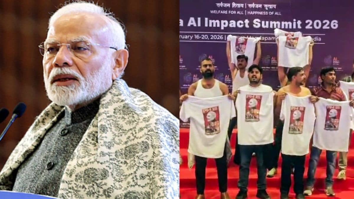 ‘Country Knows Congress is Already Naked’: PM Modi Hits Out at ‘Shirtless’ Protest at AI Summit