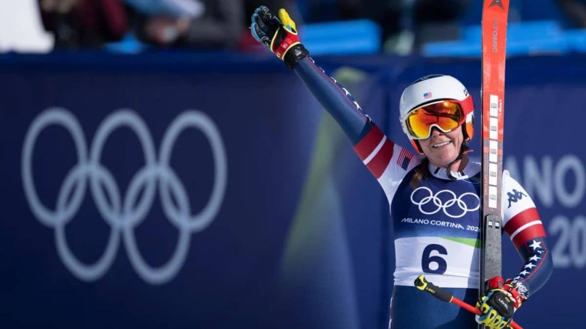 Breezy Johnson Wins Olympic Downhill On Day Marred by American Teammate Lindsey Vonn’s Crash