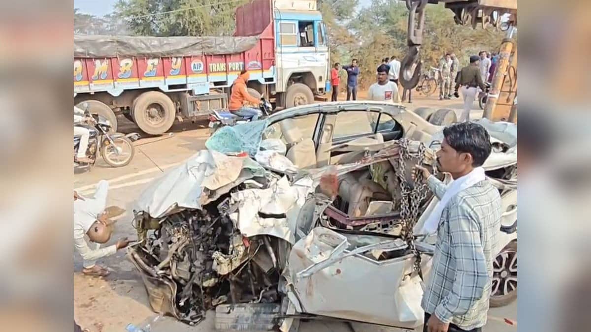 Four Dead Including Three CRPF Personnel in Chattisgarh’s  Dhamtari Road Accident