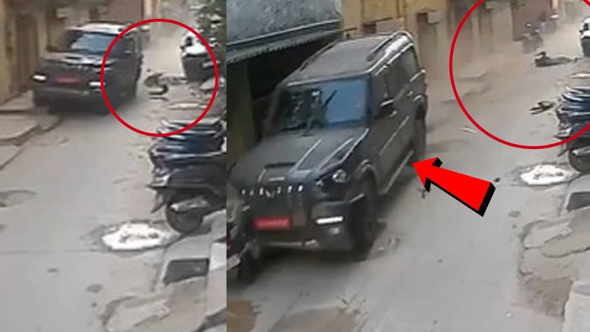 Gururgram Shocker: Speeding Scorpio Flings Schoolgirl And Flees, Leaving Her Critically Injured In Adarsh Nagar | VIDEO