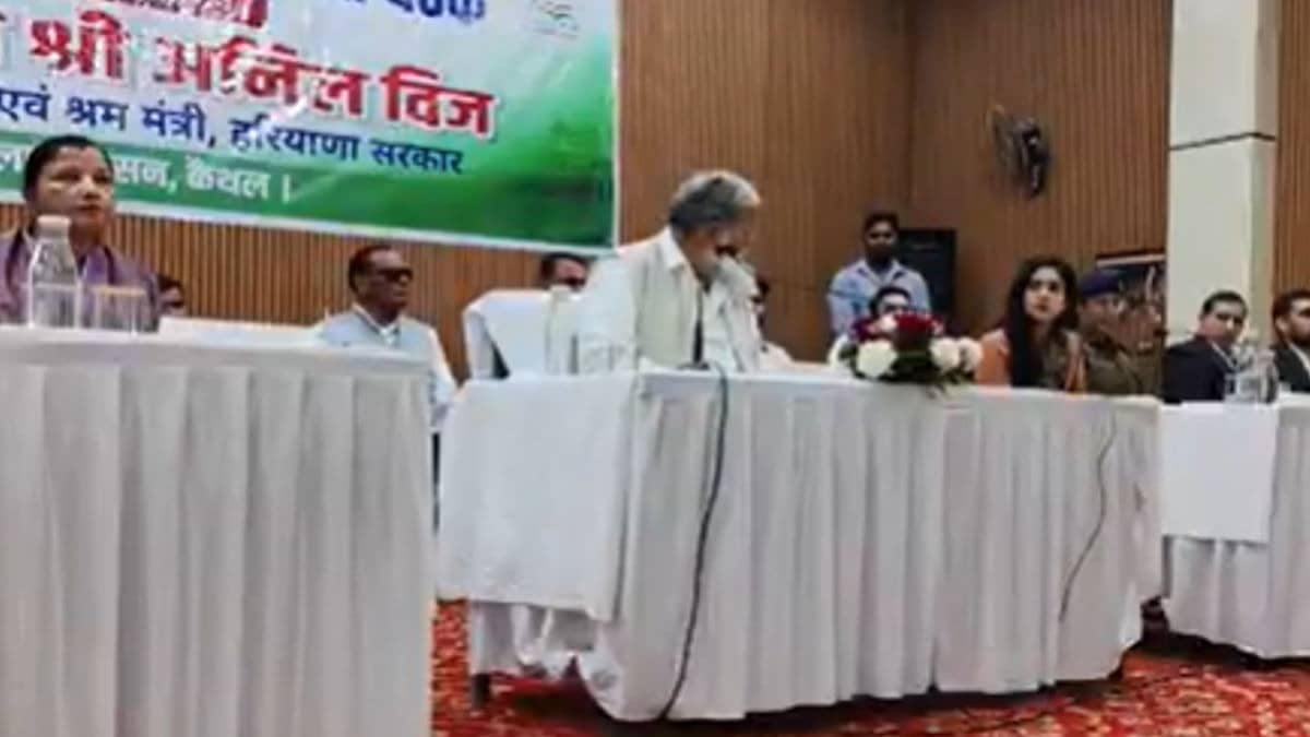 ‘Mera Order Saare Haryana Mein Chalta Hai’: Minister Anil Vij Loses Temper, Argues With Cop Over Suspension | WATCH