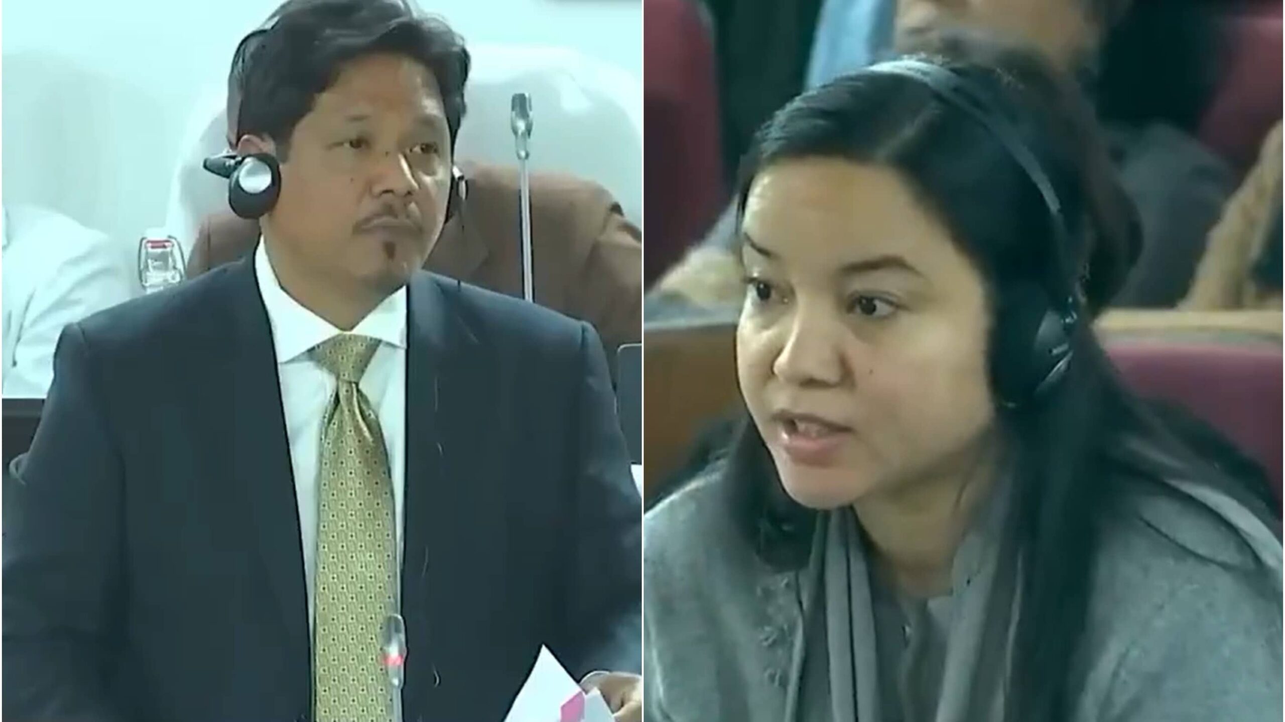 MLA Wife Grills CM Conrad Sangam In Meghalaya Assembly In Viral Moment