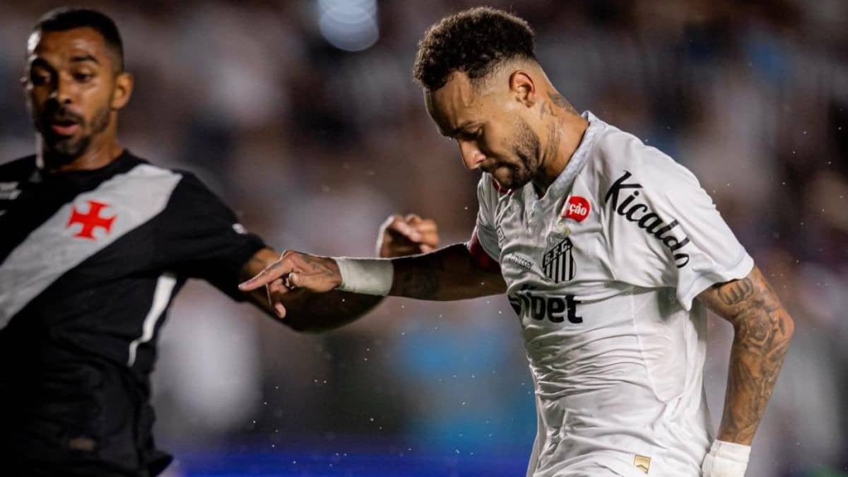WATCH| Neymar Silences Vinicius Jr.’s Critics By Hitting Real Madrid Winger’s Dance In Santos Clash Against Vasco da Gama
