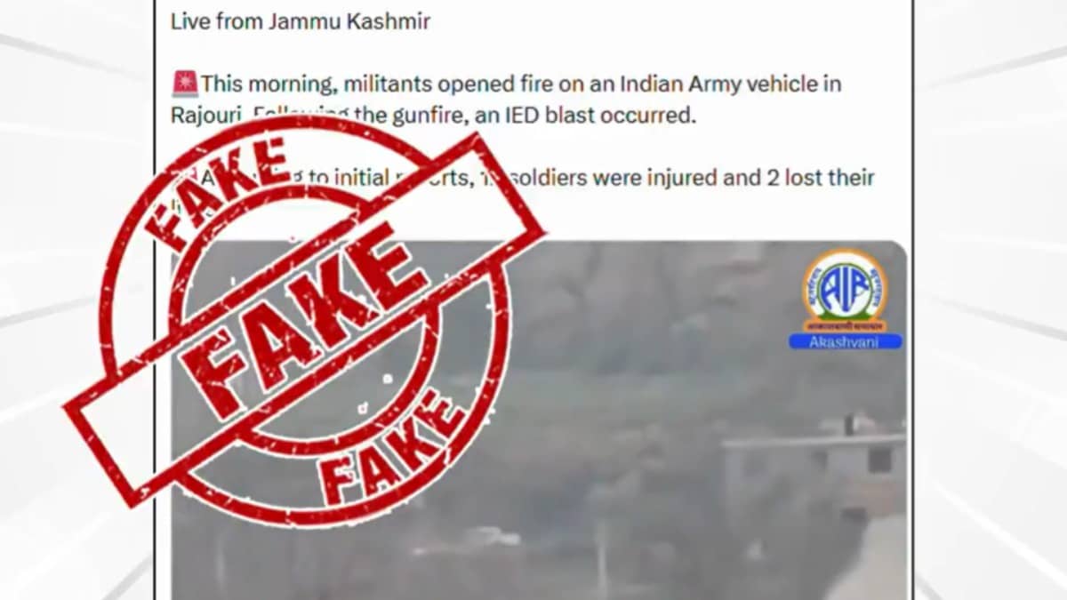 ‘No Incident of Gunfire, IED Blast, Loss of Lives’: Govt Factchecks Social Media Post On Death of 12 Soldiers in Rajouri