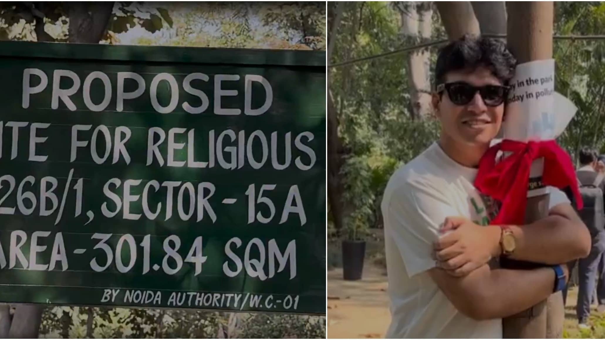 Noida Authority Declares Sector 15A’s 40-Year-Old Park A Religious Site, Angry Residents Launch ‘Chipko Movement’