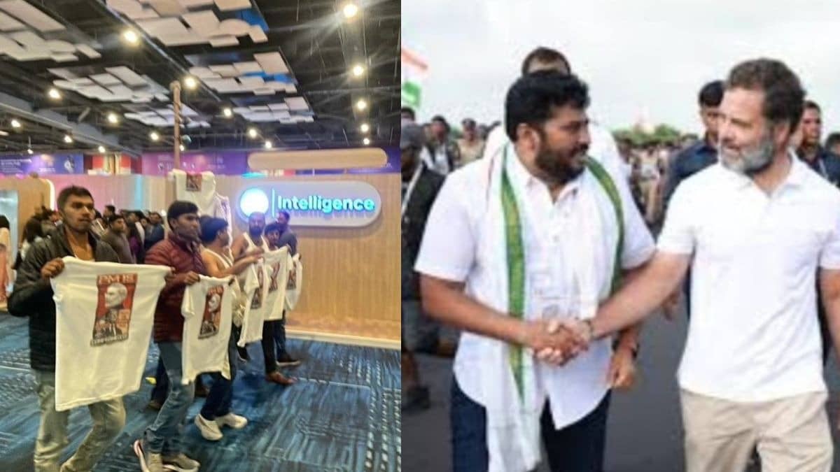 Photo of Rahul Gandhi with ‘Shirtless’ Protest Organiser Narsimha Yadav Sparks Row