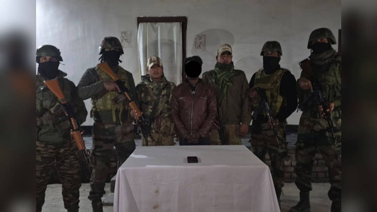 Security Forces Arrest KKYL Member in Manipur’s Thoubal; Mobile, Sim Cards Seized