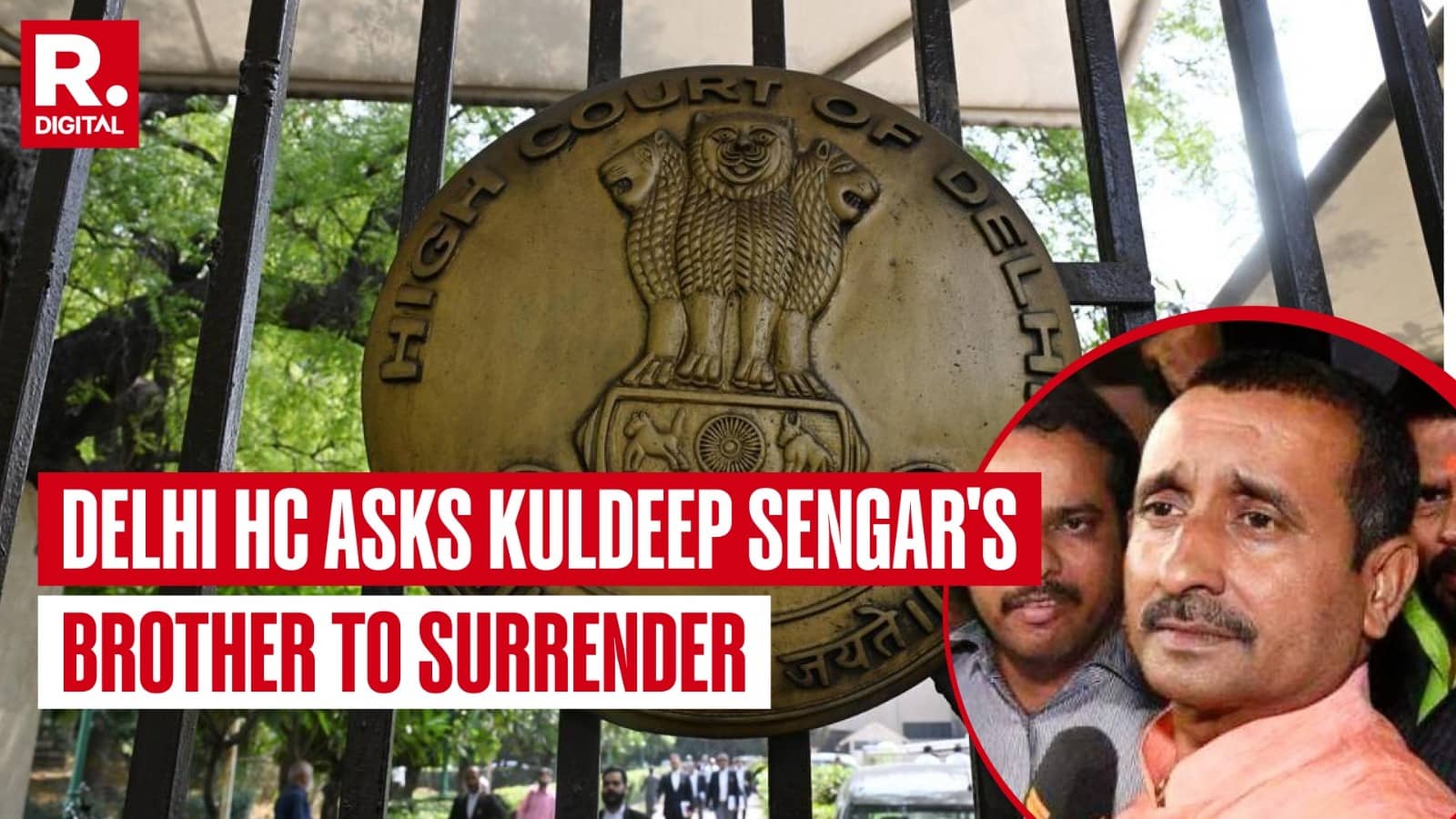 Unnao Custodial Death Case: Delhi HC Directs Kuldeep Sengar’s Brother Jaideep to Surrender by Tomorrow, Seeks Status Report
