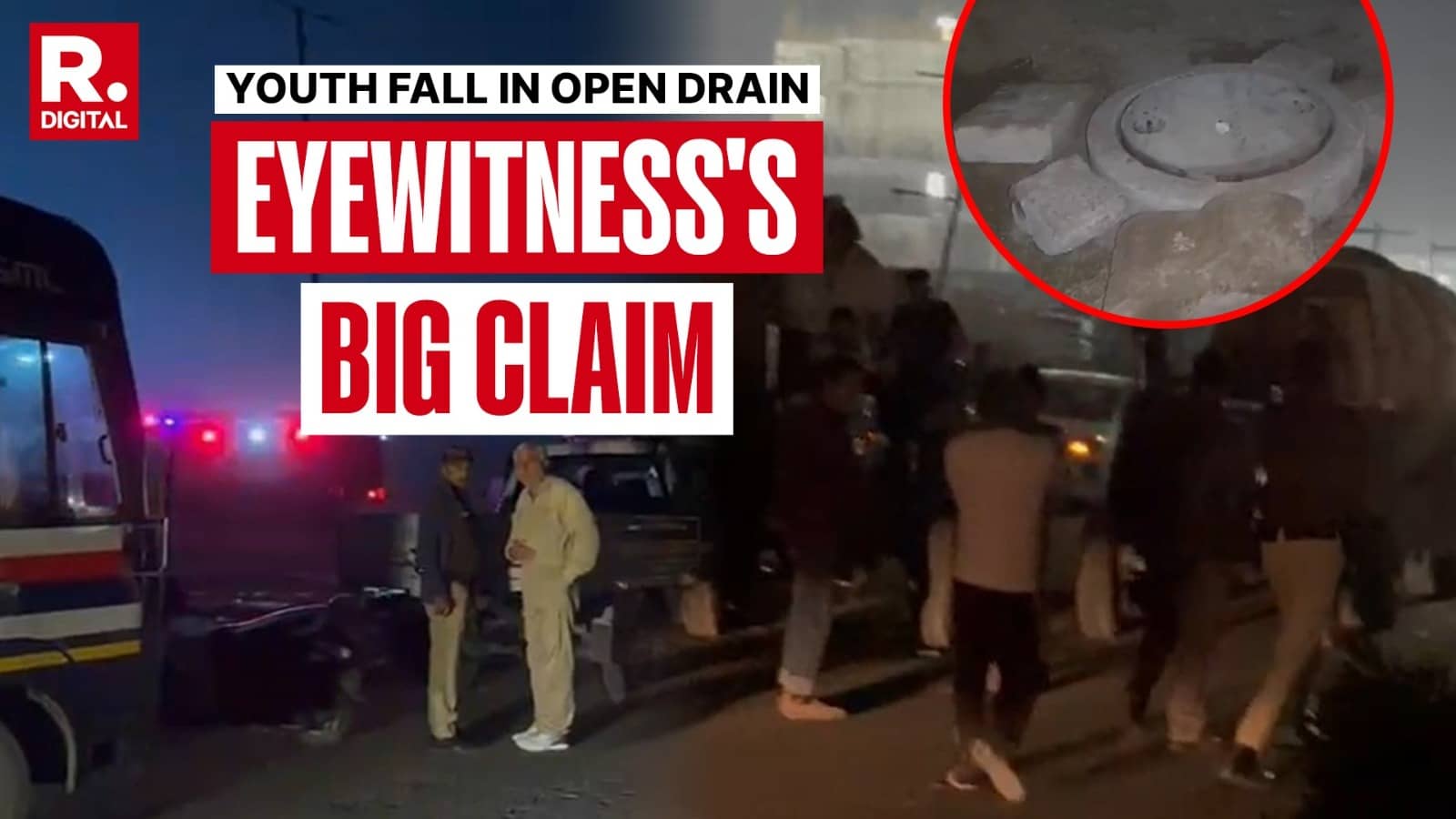 ‘Was Lying in Pit Since Yesterday’, Eyewitness Flags Negligence in Rohini Drain Death Case, FIR Registered