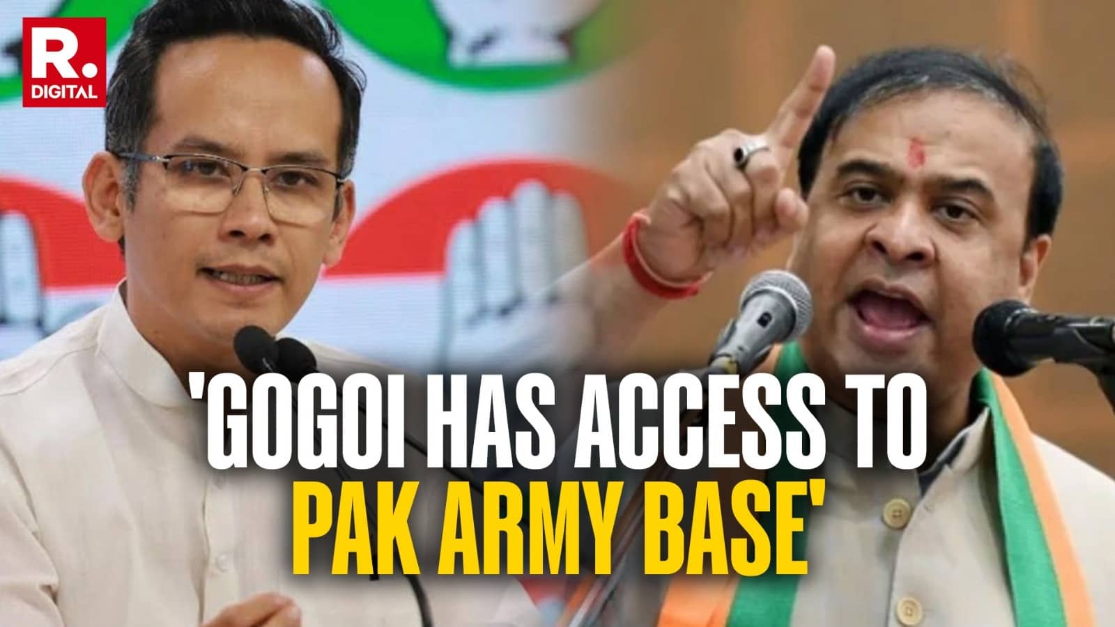 ‘Who Facilitated His Rawalpindi Visit?’: Himanta Backs Explosive Claims Against Gogoi and Wife Over Pakistan Links