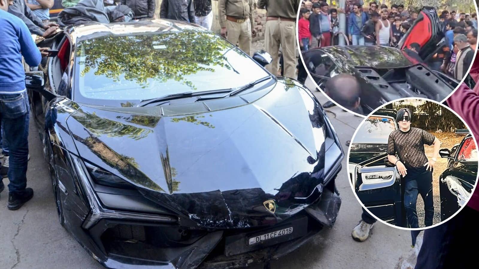 Rider Flung 10 Feet Into Air: UP Business Tycoon’s Son Rams Lamborghini Into Pedestrians In Kanpur’s VIP Road, 6 Injured