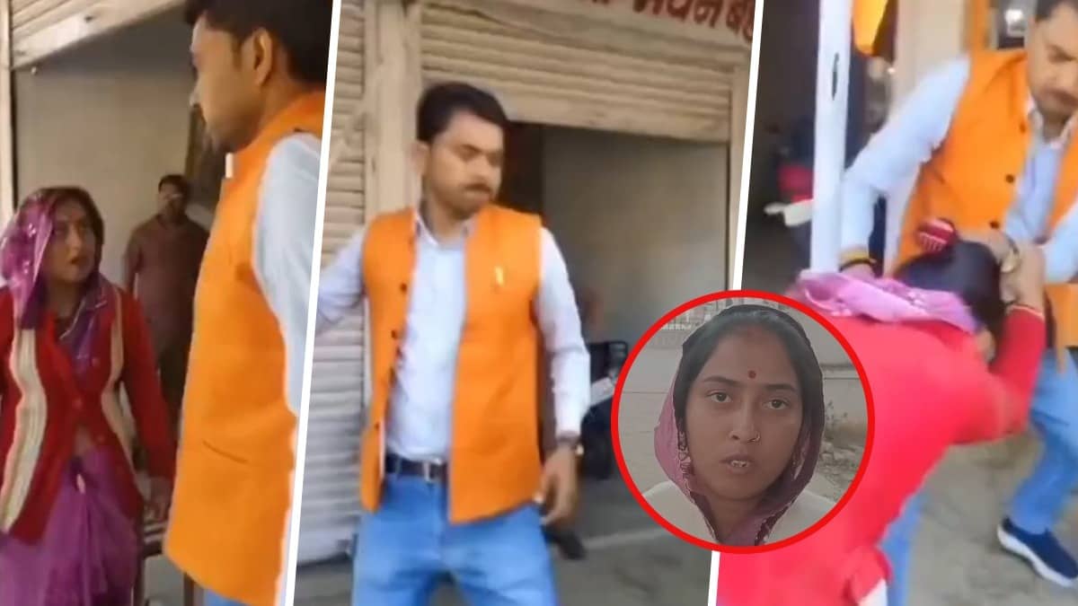 ‘Yaha Sirf Mera Chalega’: BJP Leader Threatens, Assaults Woman Over Stall Dispute In MP’s Sidhi | VIDEO