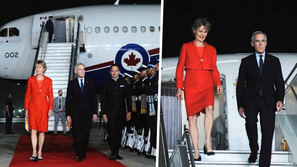 Canadian PM Mark Carney Arrives in Delhi; High-Level Talks With PM Modi Scheduled for Monday