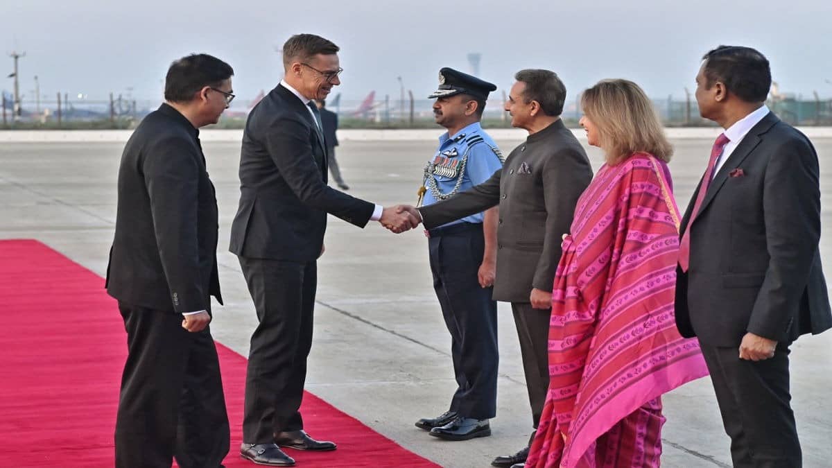 Finland President Alexander Stubb in New Delhi as Chief Guest for Raisina Dialogue 2026