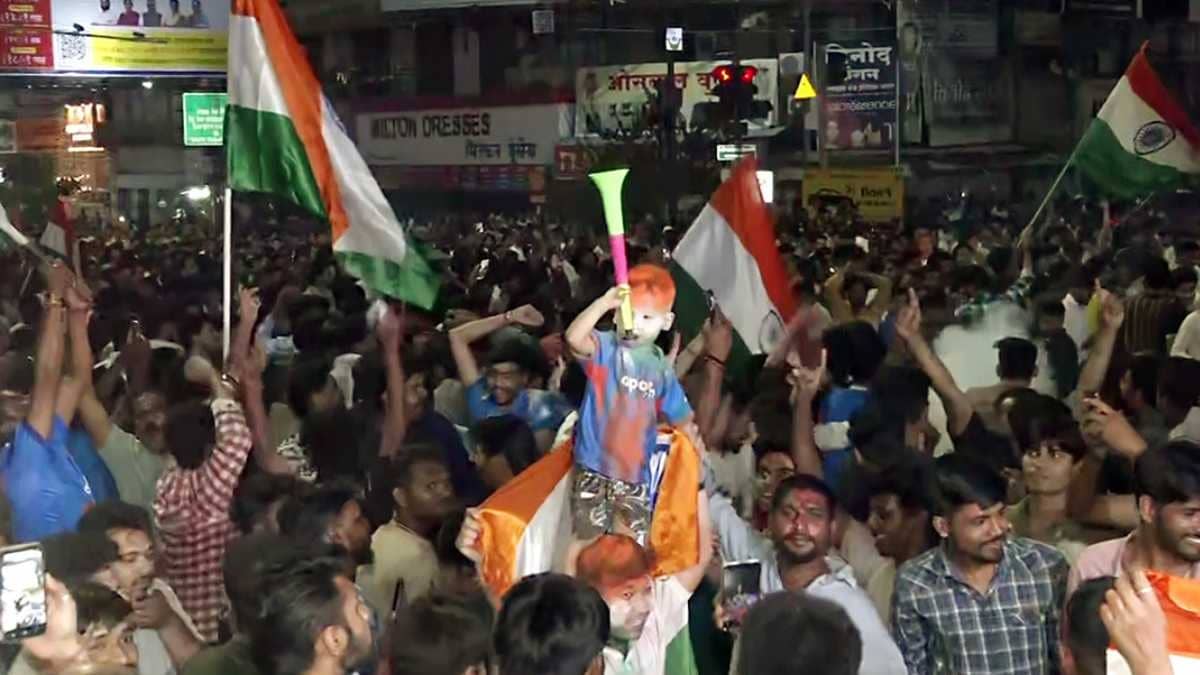 Fireworks, Cheers Across India As Men In Blue Lift T20 World Cup | Watch