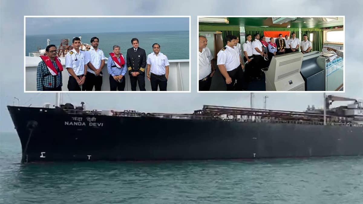 Indian Vessel Nanda Devi, Carrying 46,500 MT LPG, Arrives At Gujarat’s Vadinar Port Through Strait Of Hormuz