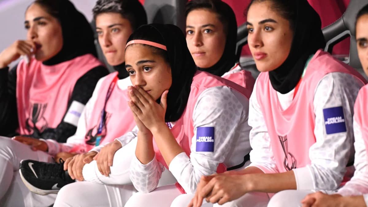 Iran Player Sara Didar Holds Back Tears Responding To A War-related Question At AFC Women’s Asian Cup