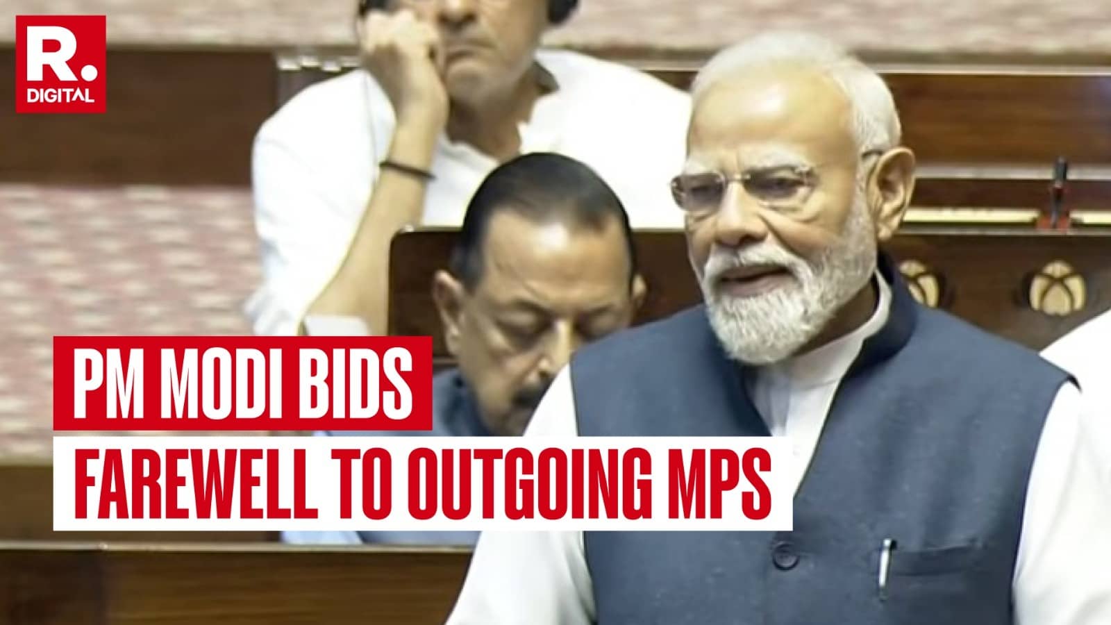‘No Full Stop In Politics’: PM Modi Bids Farewell To Retiring Rajya Sabha MPs