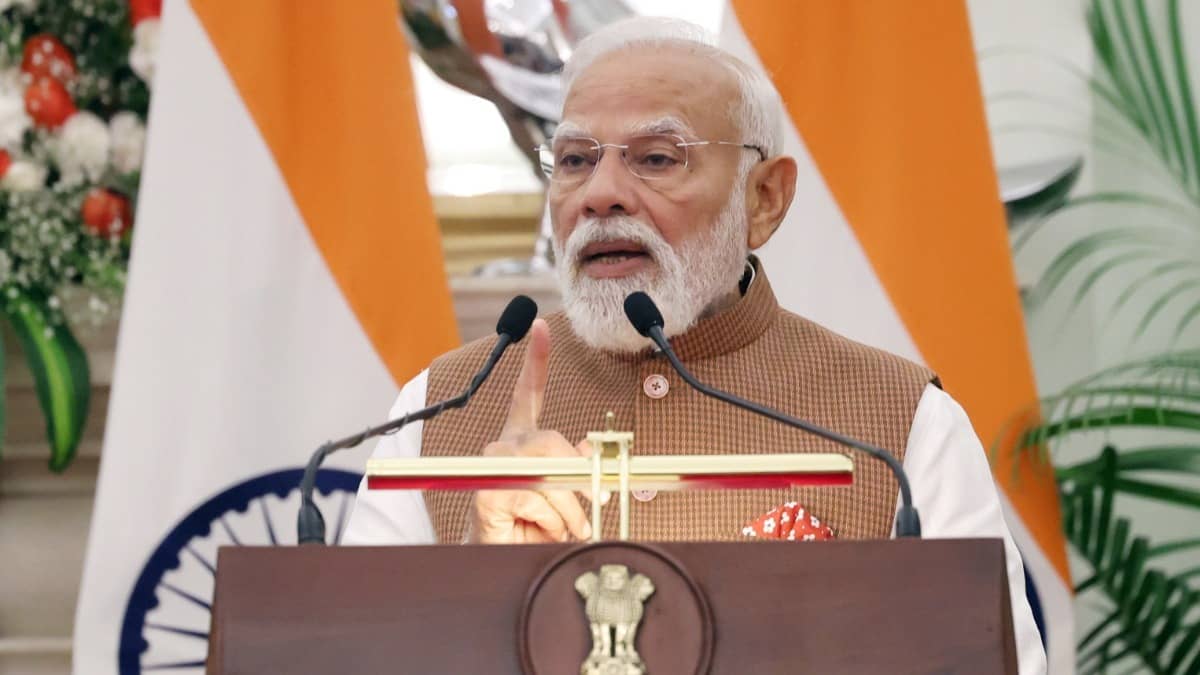 After ‘AAPda’ Exit, Delhi Witnessing Rapid All-Round Development: Pm Modi Reiterates Jibe At The Aam Aadmi Party