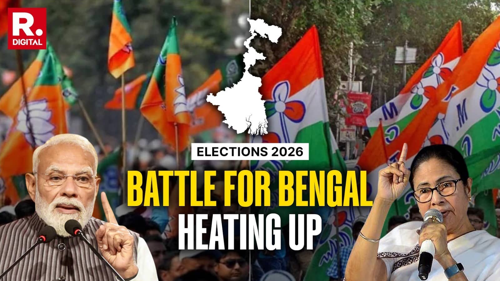 Pre-Poll Violence in Bengal: Basanti BJP Candidate’s Rally Allegedly Attacked, Party Says ‘Rule of Law Does Not Exist’