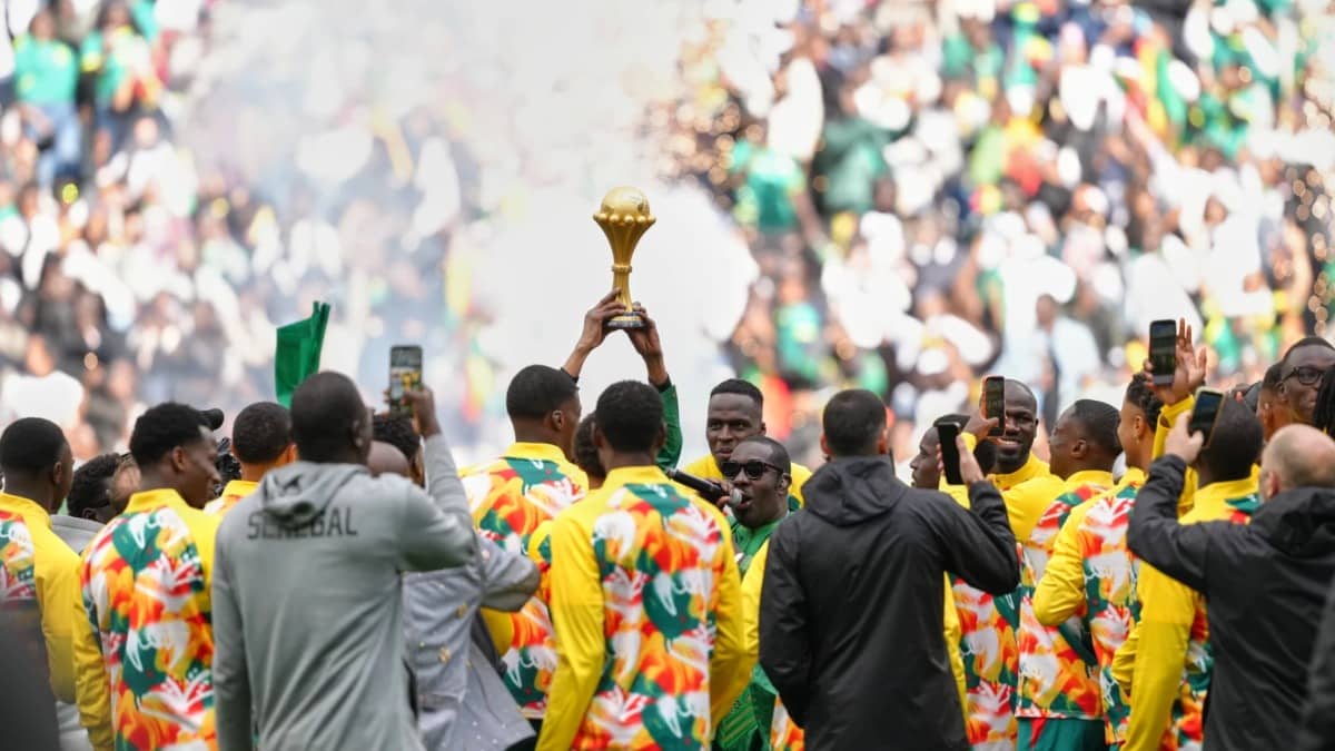 Senegal Parade AFCON Trophy In Paris As It Appeals CAF Decision To Strip Title