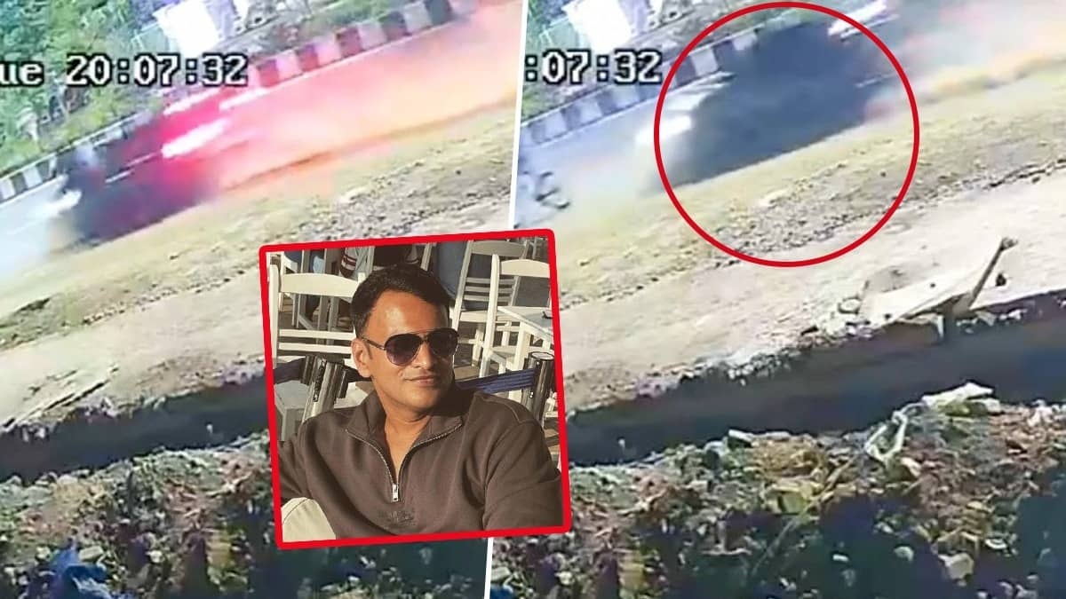 Speeding Car With Minor Behind Wheels Mows Down Kalyan Businessman, CCTV Captures Fatal Hit-and-Run