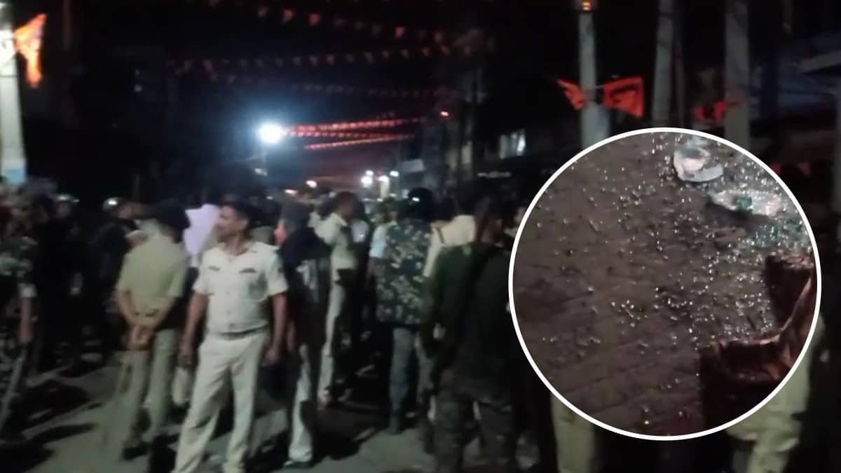 Bihar: Stone-Pelting During Ram Navami Procession in Nawada’s Roh Bazaar; Three Injured, Property Damaged
