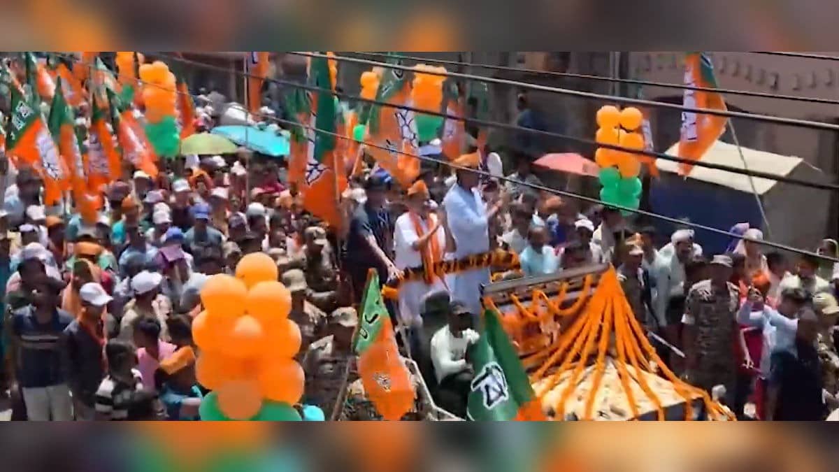 ‘BJP Will Win Nearly 177 Seats in Bengal’: LoP Suvendu Adhikari Holds Roadshow in Nandigram