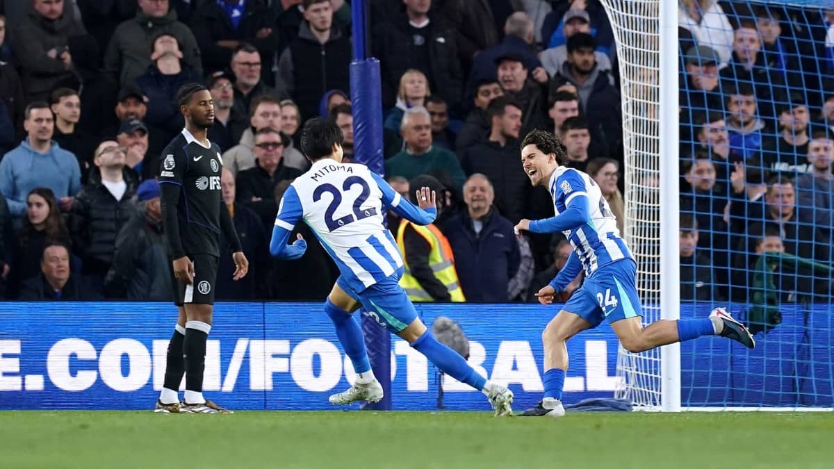 Premier League: Chelsea’s Champions League Hopes Hang By A Thread After 3-0 Defeat To Brighton & Hove Albion
