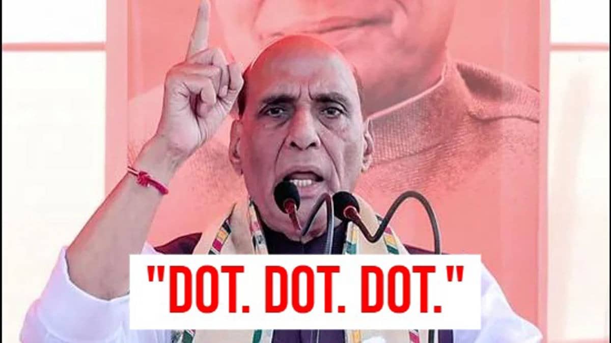 ‘Dot. Dot. Dot’: Rajnath Singh’s Cryptic Warning To ‘Troublesome Neighbour’ Pakistan On Pahalgam Attack Anniversary